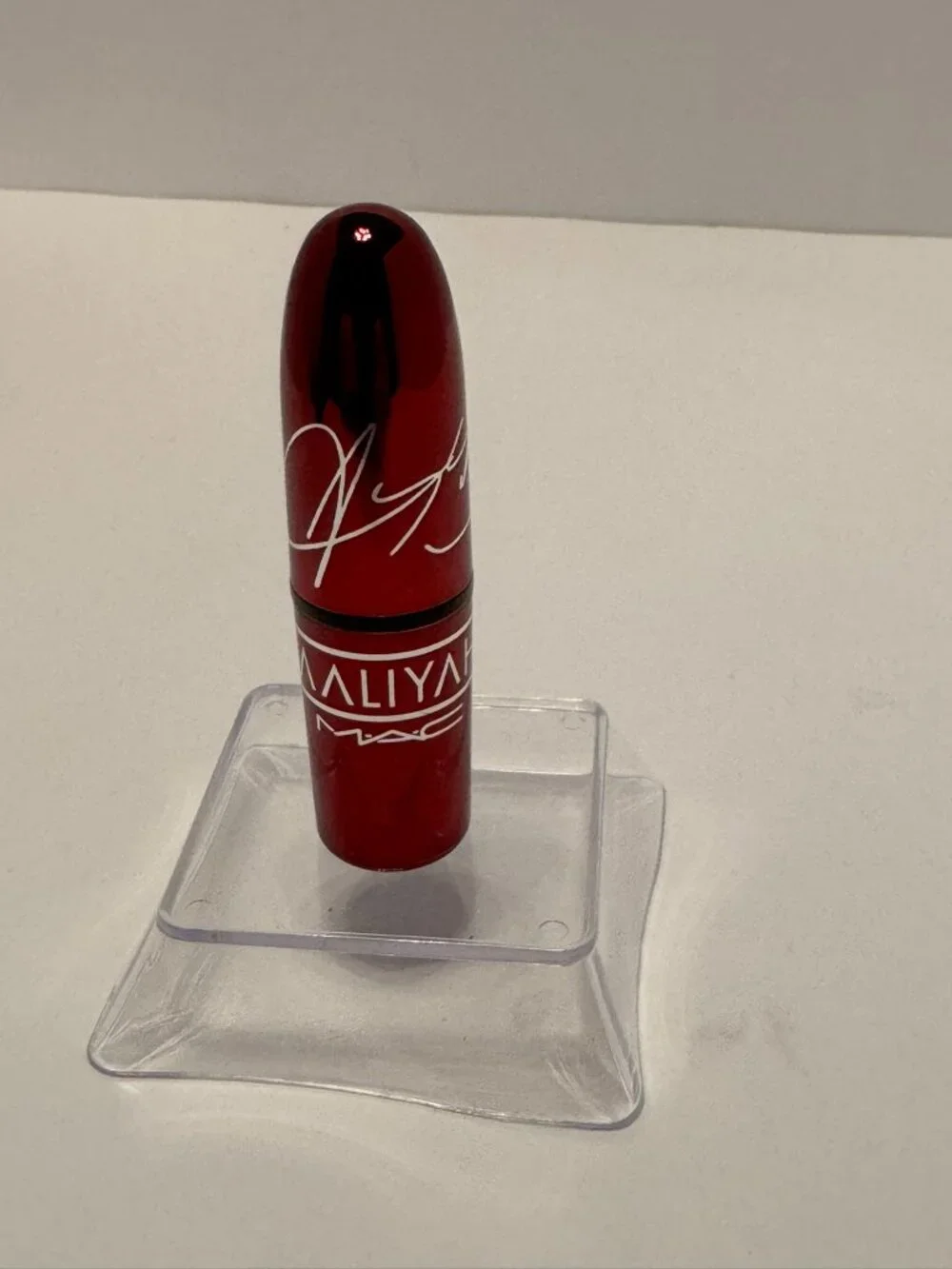 MAC Aaliyah Try Again Matte Lipstick Limited Edition Burgundy Case New